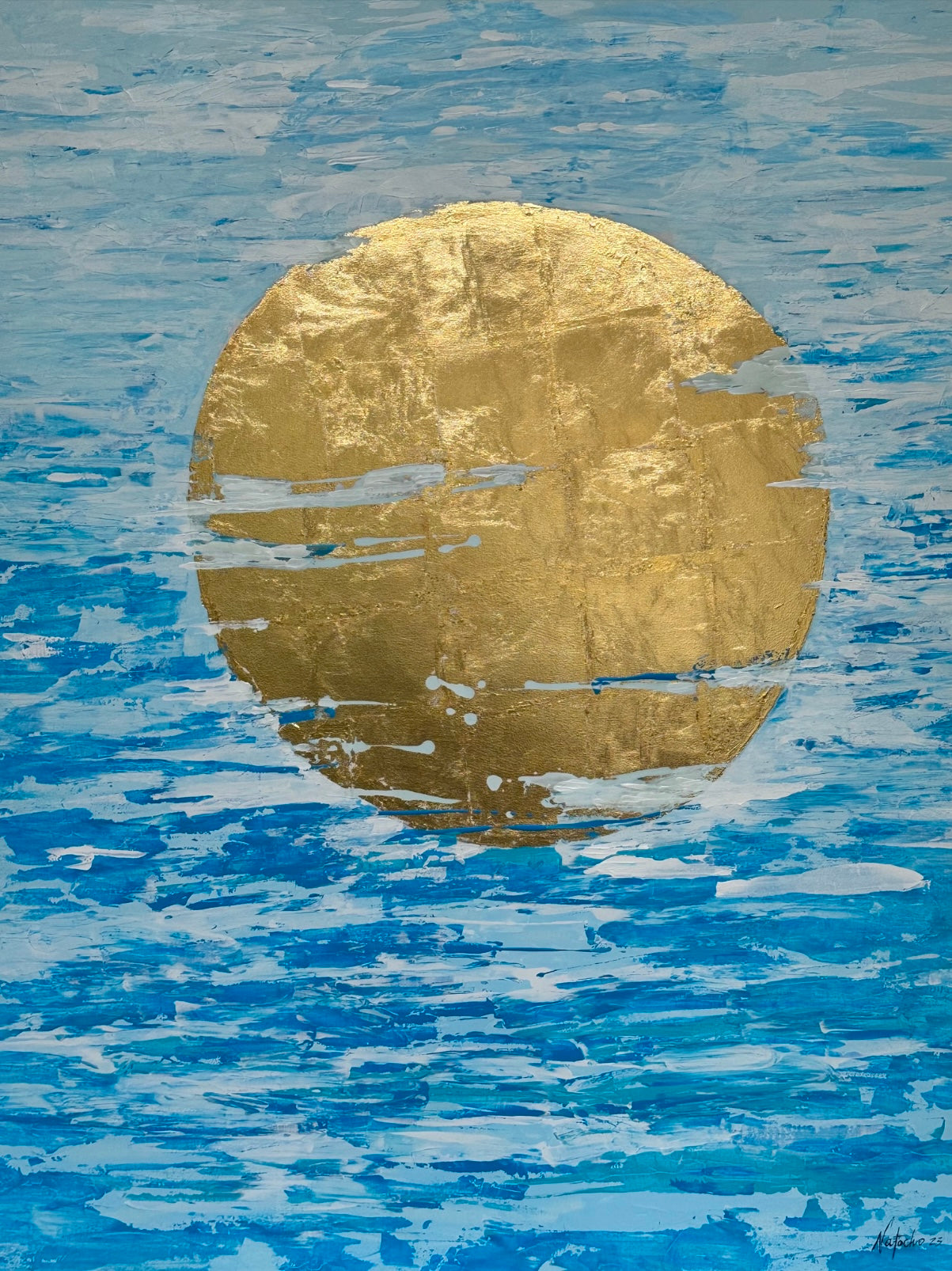 Sun, sky and water